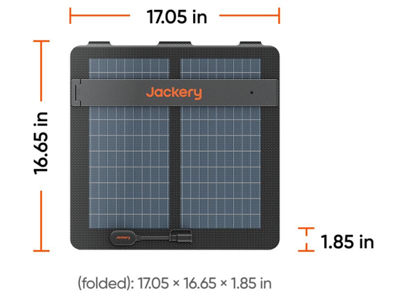 Jackery Explorer 500 v2 + 100W SolarSaga Air Solar Generator Kit