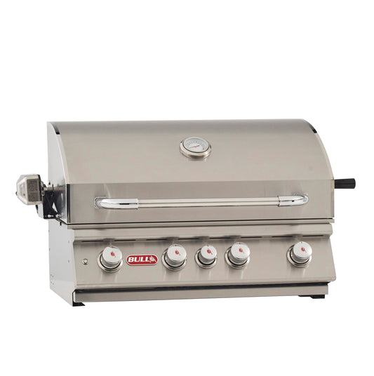 Bull Angus 30" Built-In Gas Grill – 4-Burner Stainless Steel BBQ (LP/NG)