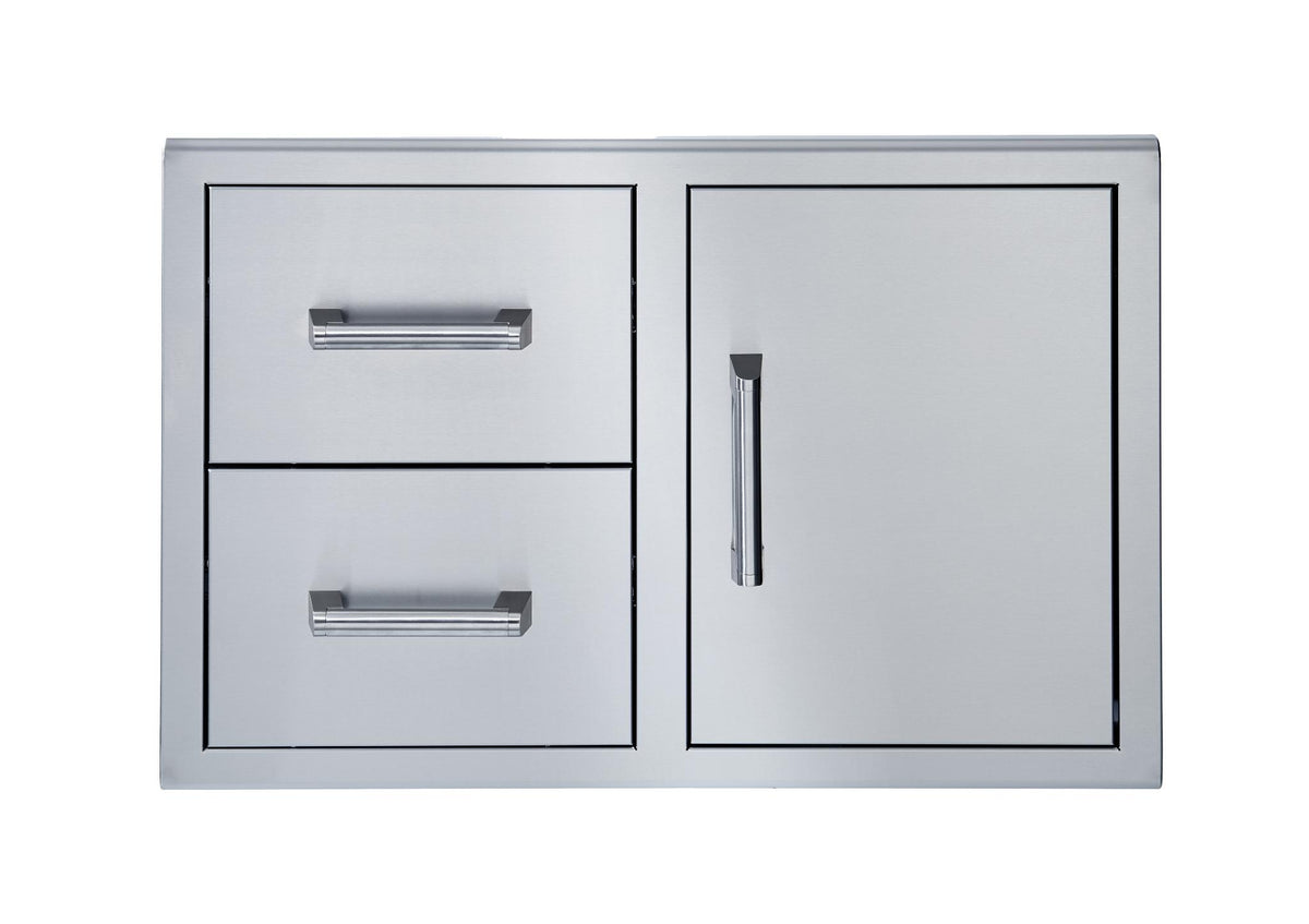 Broilmaster 34" Stainless Single Door & Double Drawer Combo (#BSAW3422SD)
