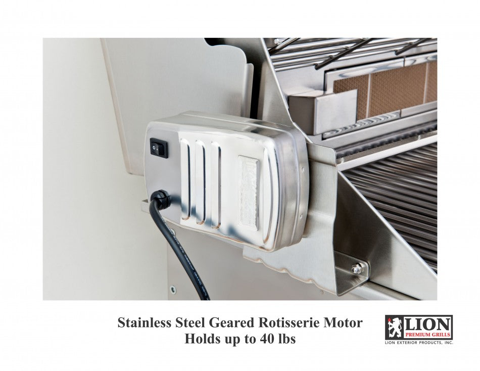 Lion L75000 32" Premium Built-In Gas Grill with Gourmet Package