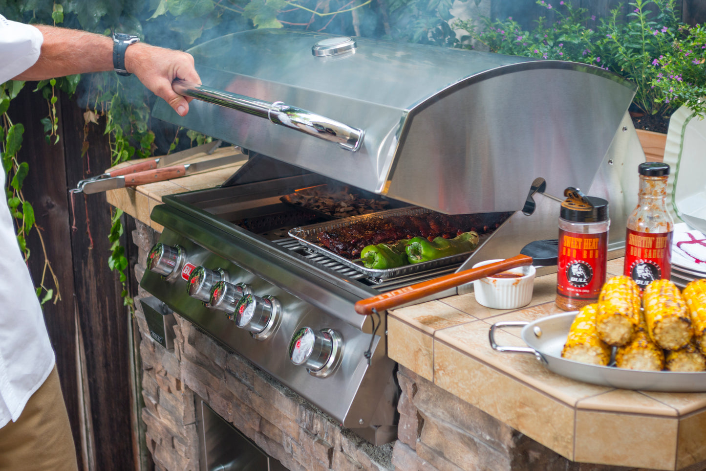 Bull Angus 30" Built-In Gas Grill – 4-Burner Stainless Steel BBQ (LP/NG)