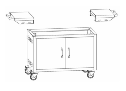 Bull Outdoor Products 30" (Angus) Cart & 38" (Brahma) Pedestal Cart