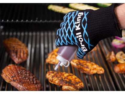 Broil King Single Flexible High Heat Resistant Glove with Silicone Grip