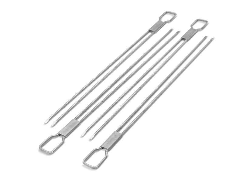Broil King Stainless Steel Dual Prong Skewers - 4 Pack (BK64049)