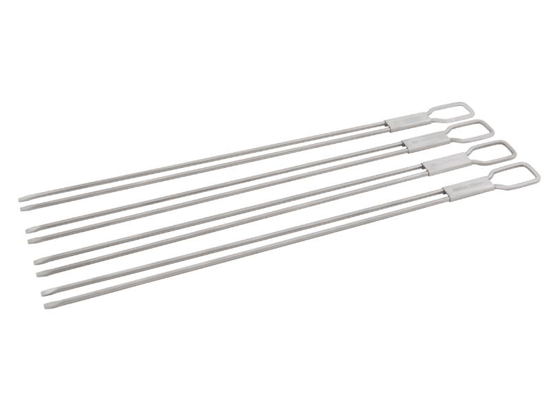 Broil King Stainless Steel Dual Prong Skewers - 4 Pack (BK64049)