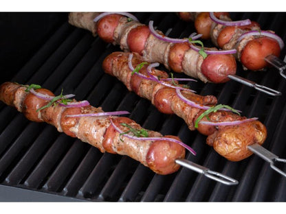 Broil King Stainless Steel Dual Prong Skewers - 4 Pack (BK64049)