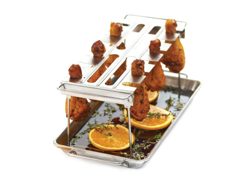 Broil King Stainless Steel Wing Rack & Roaster Pan (64152)