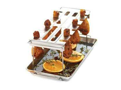 Broil King Stainless Steel Wing Rack & Roaster Pan (64152)