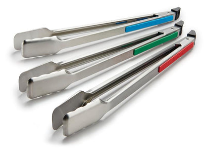 Broil King 3-Pack Color-Coded Locking Grill Tongs (#64312)
