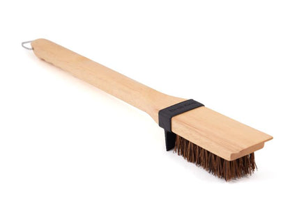 Broil King Heavy-Duty Wood Grill Brush with Extra-Long Palmyra Bristles (#65228)