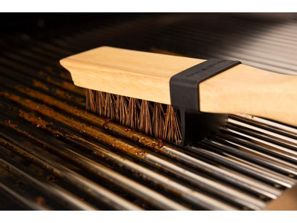 Broil King Heavy-Duty Wood Grill Brush with Extra-Long Palmyra Bristles (#65228)