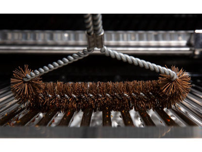 Broil King Tri-Head Twisted Palmyra Grill Brush (#65648)