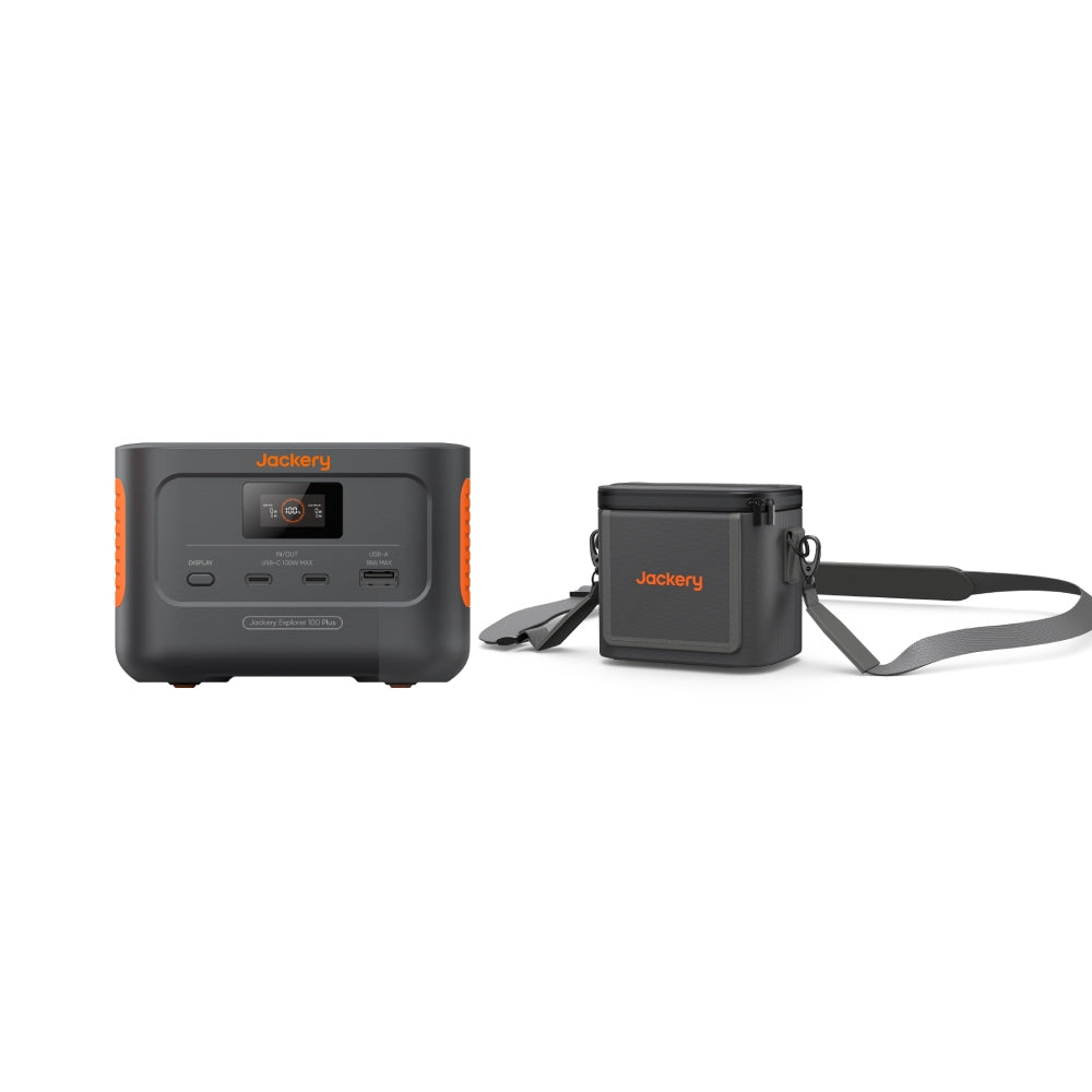 Jackery Explorer 100 Plus w/case | 99Wh Travel Power Station