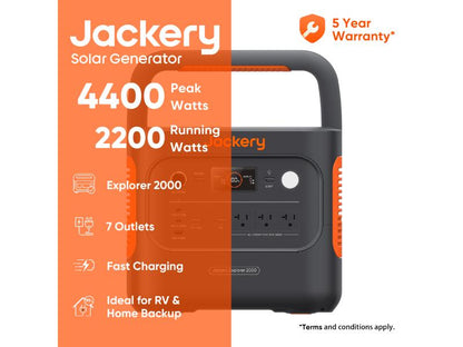 Jackery Explorer 2000 v2 | 2042Wh Portable Power Station