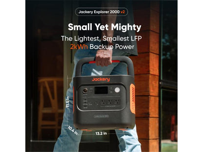 Jackery Explorer 2000 v2 | 2042Wh Portable Power Station