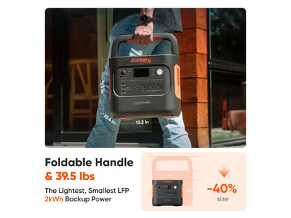 Jackery Explorer 2000 v2 | 2042Wh Portable Power Station