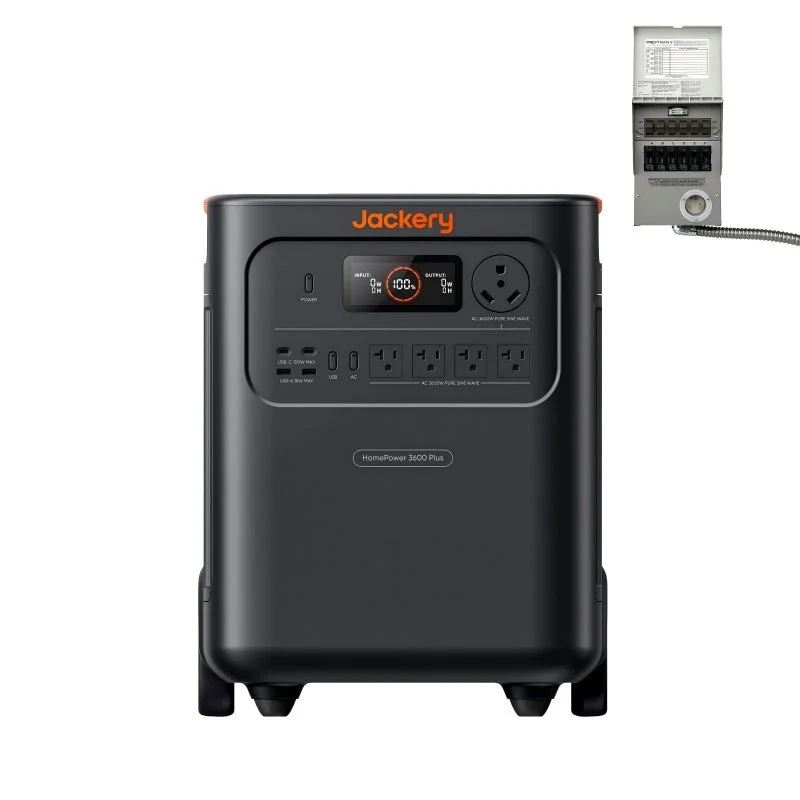 Jackery HomePower 3600Plus Power Systems & Solar Generator Bundles