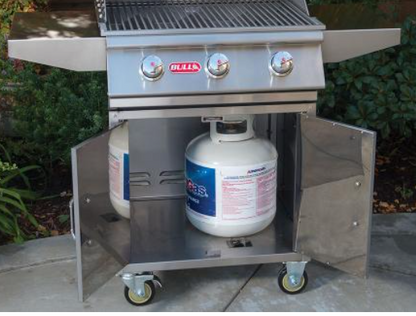 Bull Steer Cart - 24" Stainless Steel