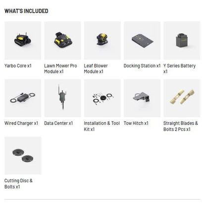 Yarbo Lawn Mower Pro + Blower Package