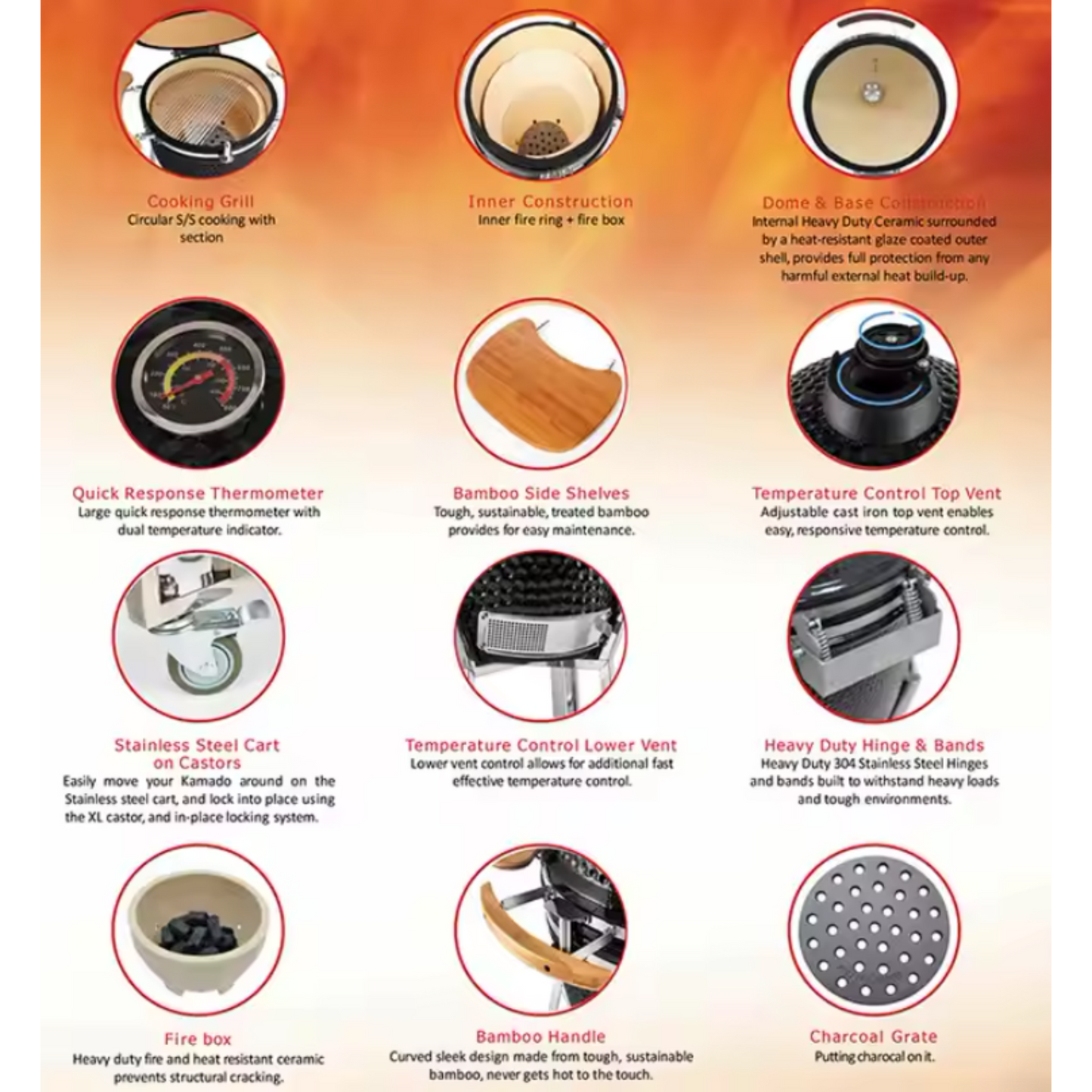 BlazeEgg Kamado Supreme 21