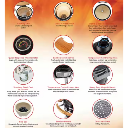 BlazeEgg Kamado Supreme 21