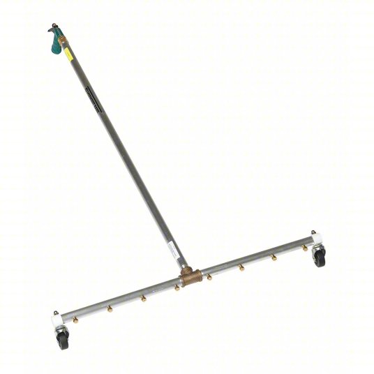 Waterbroom 32" Stainless Steel 8-Nozzle Garden Hose Water Broom (46032)