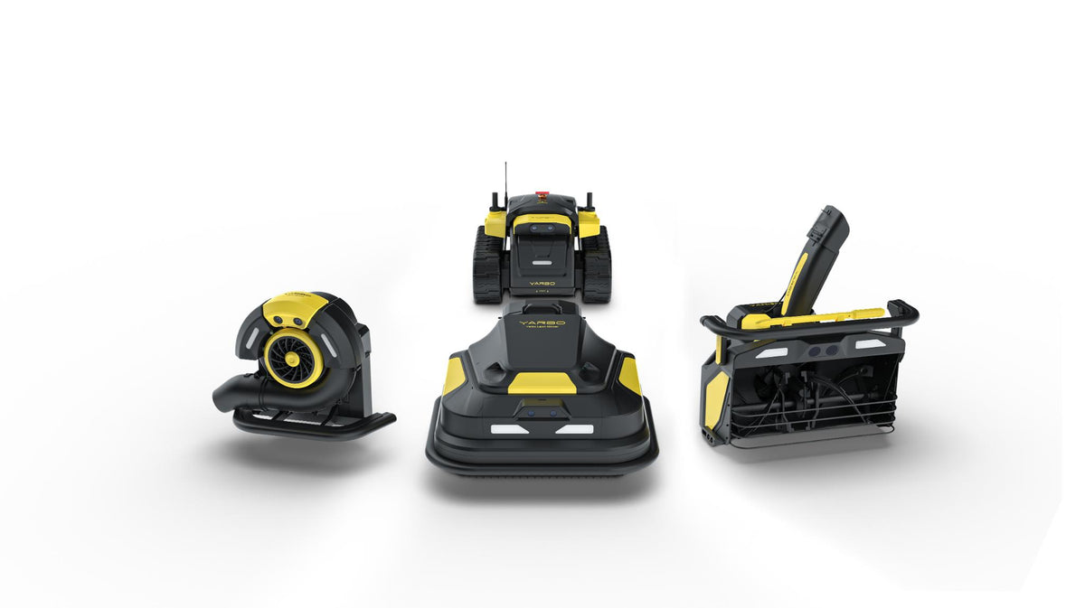 Yarbo 4-in-1 Master Bundle: Universal Core + Lawn Mower Pro + Snow Blower Gen 2 + Leaf Blower