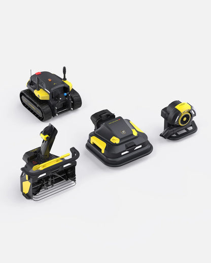 Yarbo 4-in-1 Master Bundle: Universal Core + Lawn Mower Pro + Snow Blower Gen 2 + Leaf Blower
