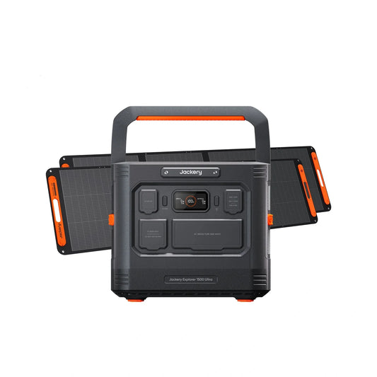 Jackery Explorer 1500 Ultra + 2 SolarSaga 200W Solar Panels