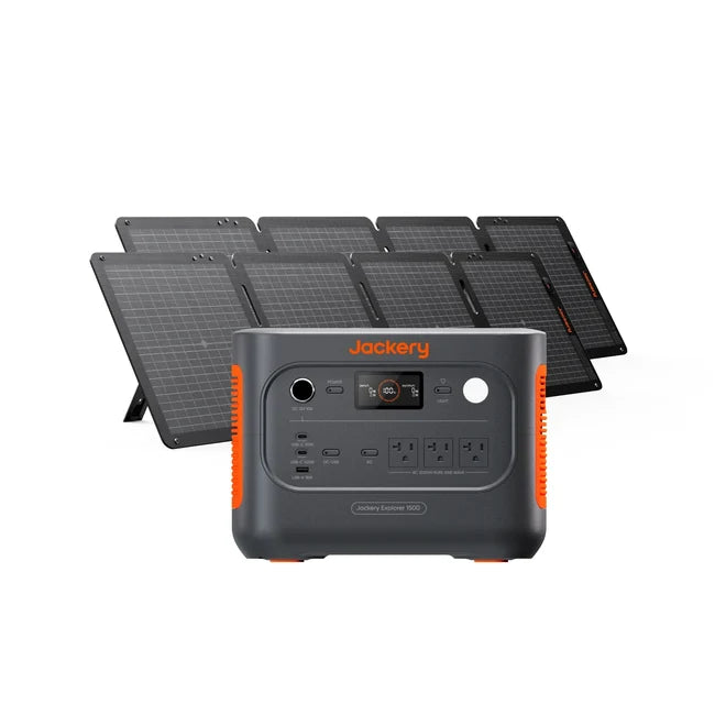 Jackery Explorer 1500 v2 + 2x 100W Air Panels