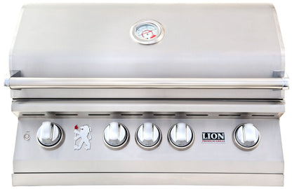 Lion L75000 32" Premium Built-In Gas Grill with Gourmet Package