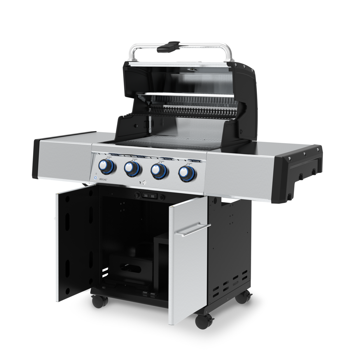 Broil King Regal S420 Pro - 4-Burner Propane Freestanding Gas Grill