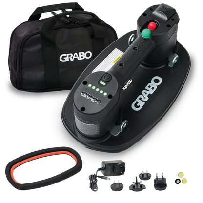 GRABO V2 Cordless Vacuum Suction Gripster, 1 Battery 1 Seal